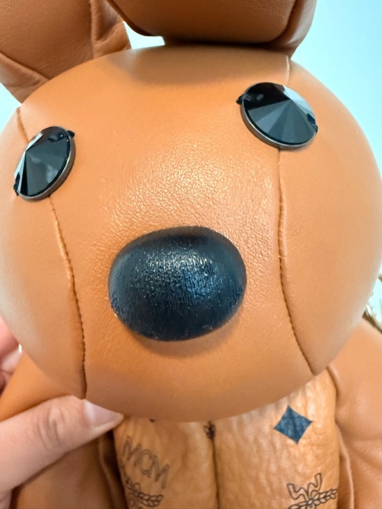 RARE Limited Edition MCM Visetos Rabbit Zoo Doll Cognac with Strap and Charm main image 11